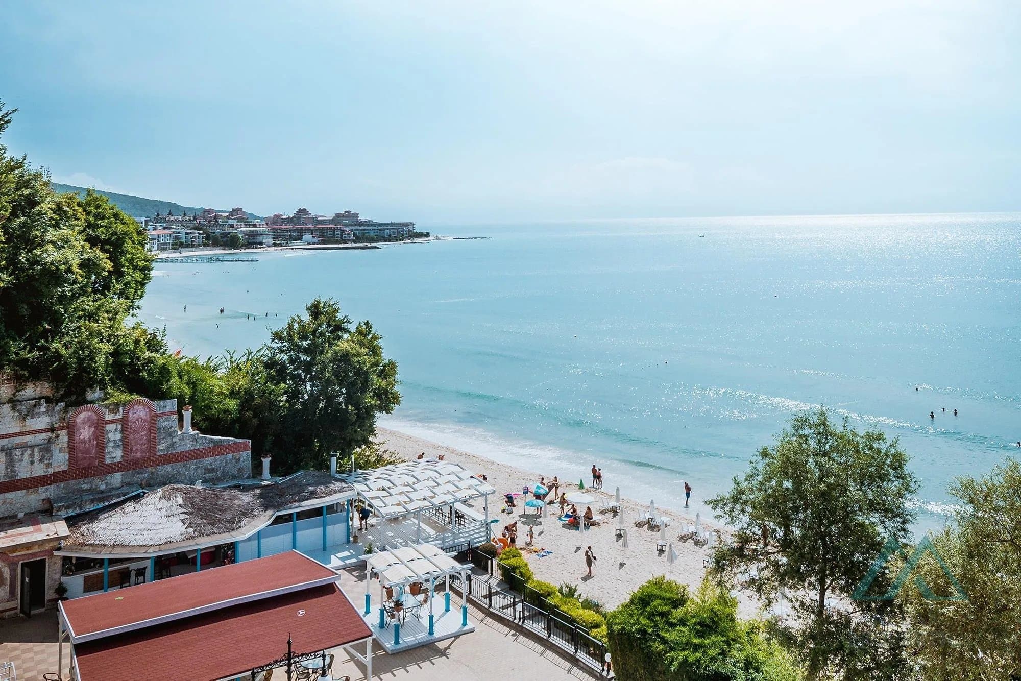 Prostorné apartmány 2+kk s výhledem na moře, luxusní 4* komplex Tiva Del Mar, první řada u moře, Sveti Vlas, Bulharsko - foto 39