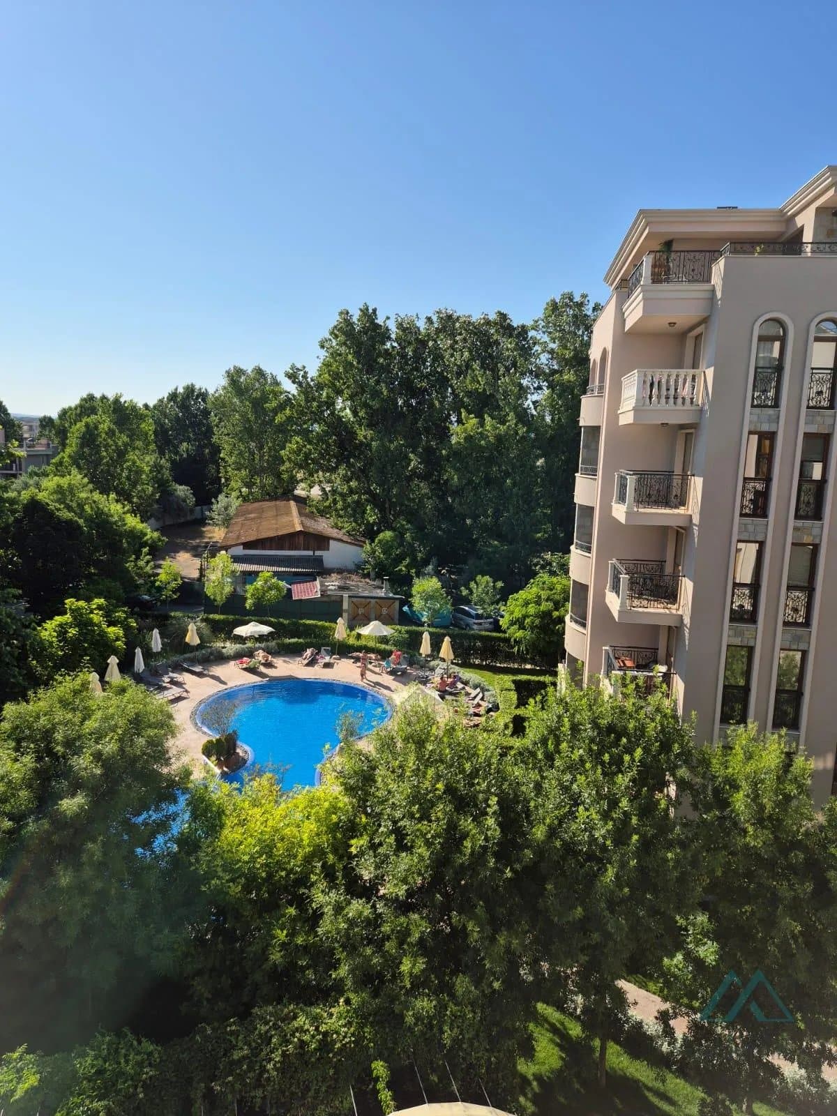 2pokojový apartmán s výhledem na bazén, 4* Cascadas Family Resort, Slunečné pobřeží, Bulharsko - foto 26