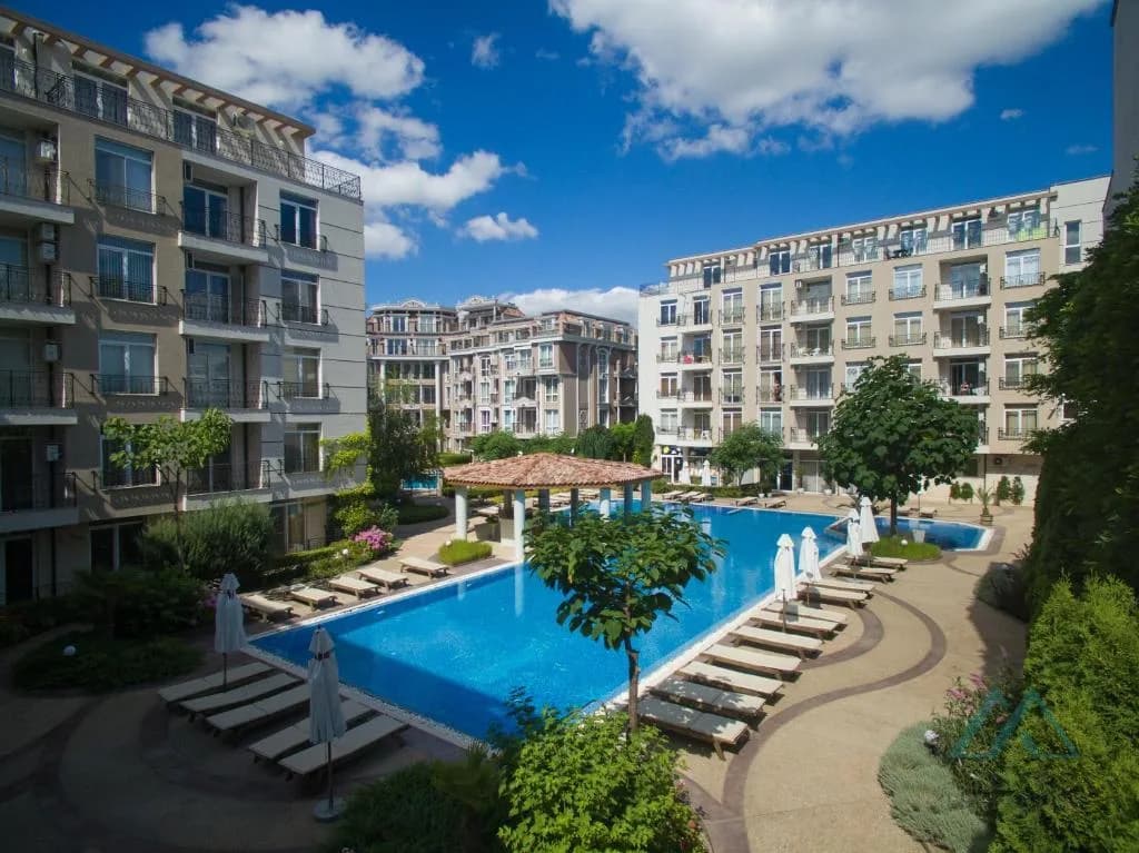 2-izbový apartmán v komplexe Dawn Park, Slnečné pobrežie – 500 m od pláže - foto 2