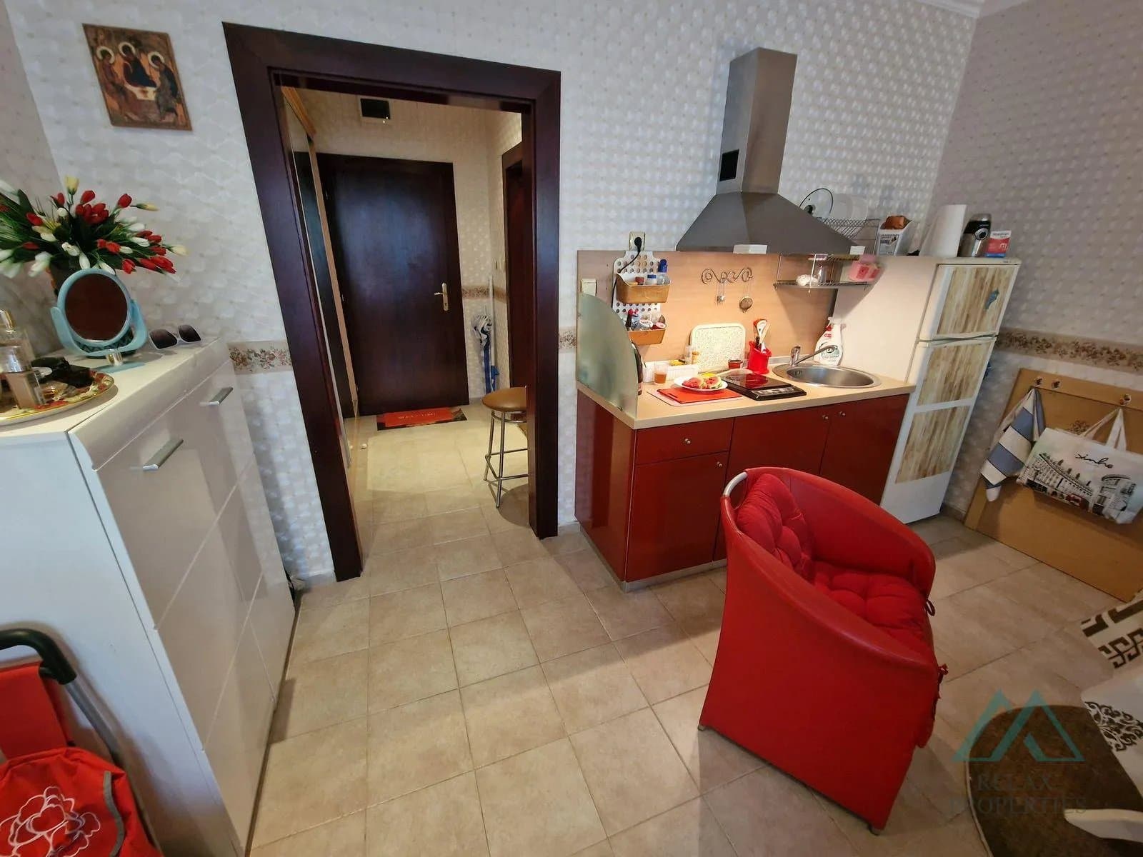 Velké studio v první linii s výhledem na bazén, 4* hotel Planeta a aquapark, 50 m od moře, Slunečné pobřeží, Bulharsko - foto 10