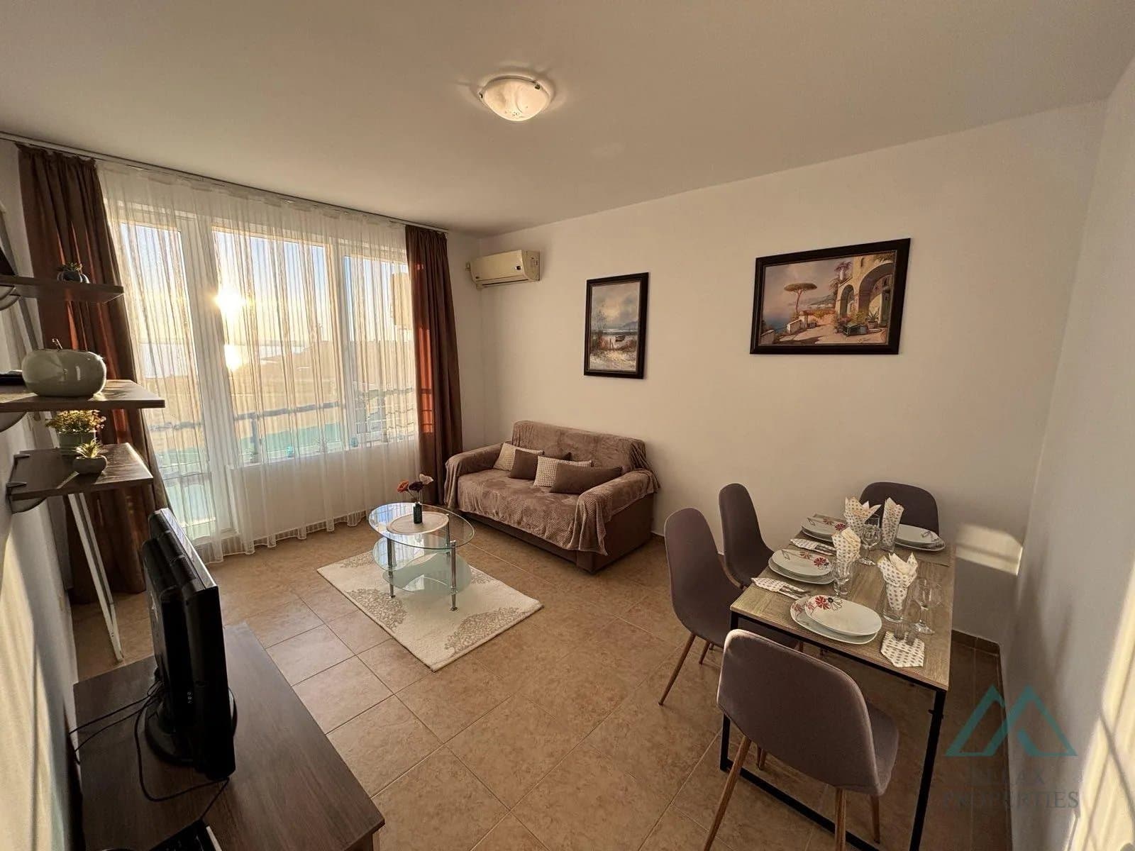 apartmán se 2 ložnicemi a výhledem na moře, komplex Costa Calma, první linie k moři, Ravda, Bulharsko - foto 4