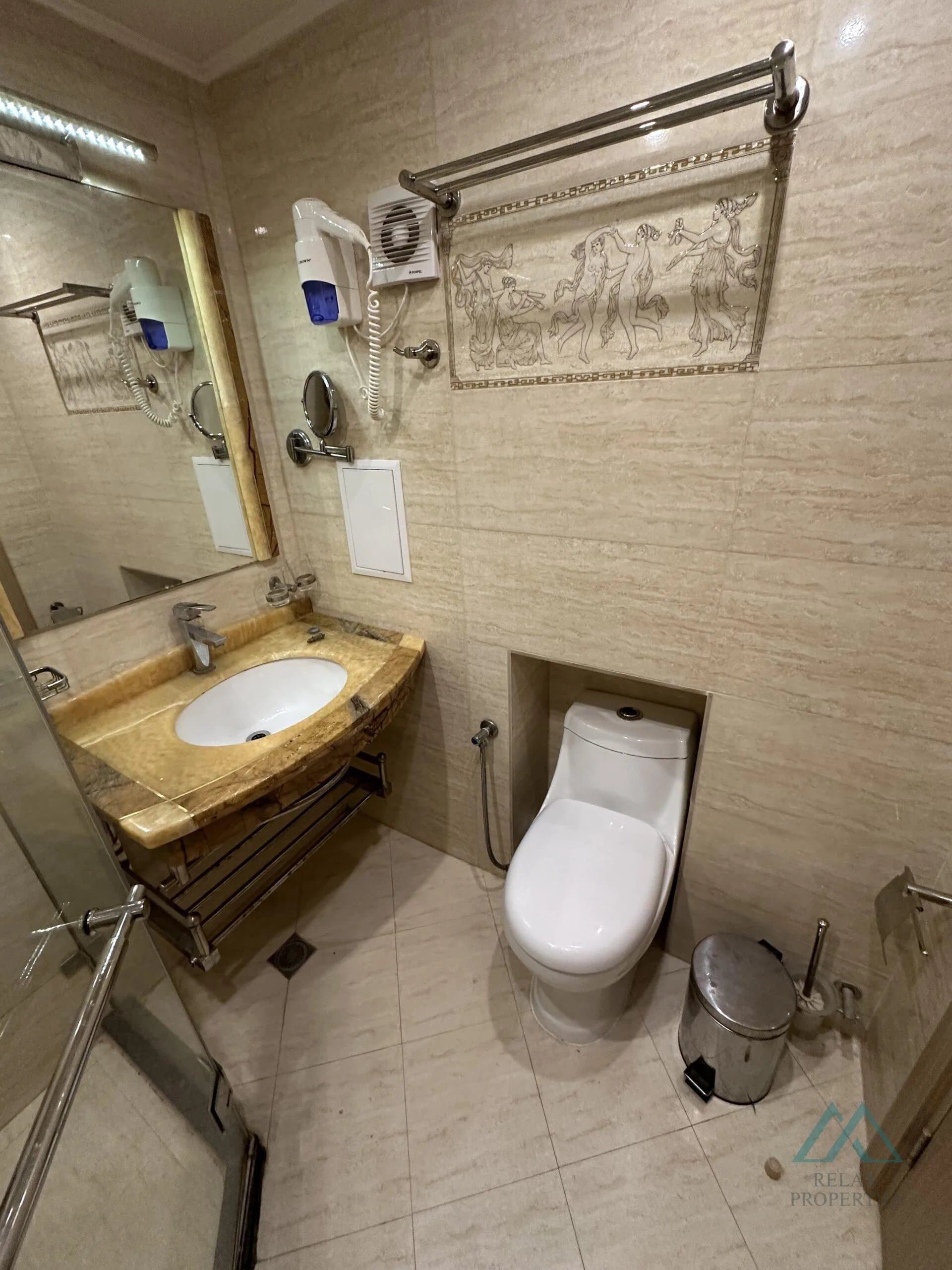 Prostorný apartmán s výhledem na bazén, Tarsis Club & SPA, 700 m od moře, Slunečné pobřeží - foto 15