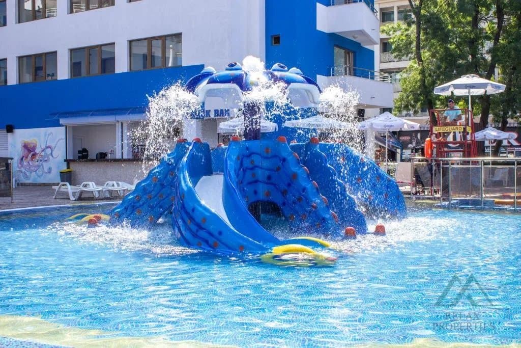 Luxusní ikonický hotel Kuban Resort & Aquapark, apartmán se 2 ložnicemi v centru Slunečného pobřeží, Bulharsko - foto 21