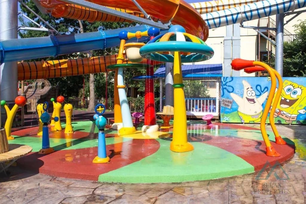 Luxusní ikonický hotel Kuban Resort & Aquapark, apartmán se 2 ložnicemi v centru Slunečného pobřeží, Bulharsko - foto 22