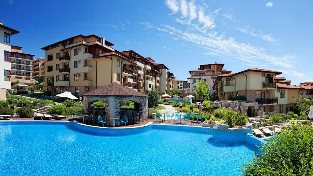 Krásný apartmán se 2 ložnicemi a výhledem na moře, Rajská zahrada, první řada u moře, Sveti Vlas, Bulharsko - foto 10