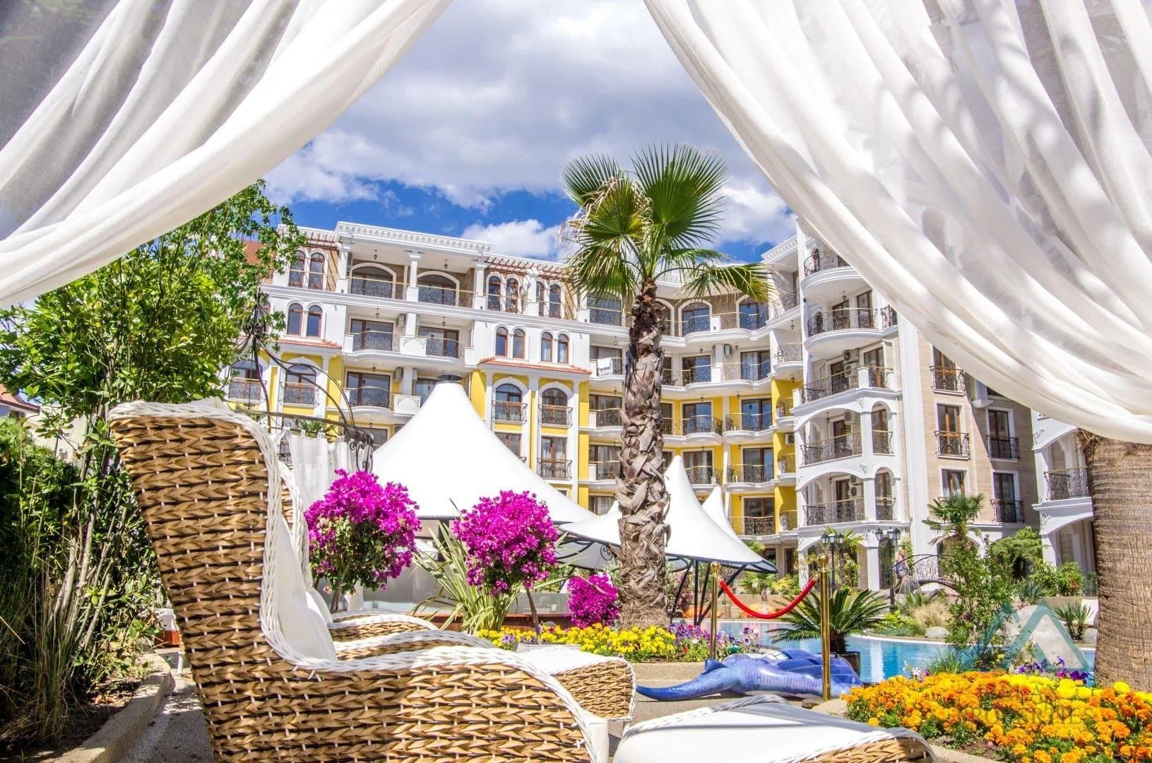 apartmán se 2 ložnicemi v luxusním komplexu Harmony Suites Monte Carlo, 400 m od pláže, Slunečné pobřeží, Bulharsko - foto 11