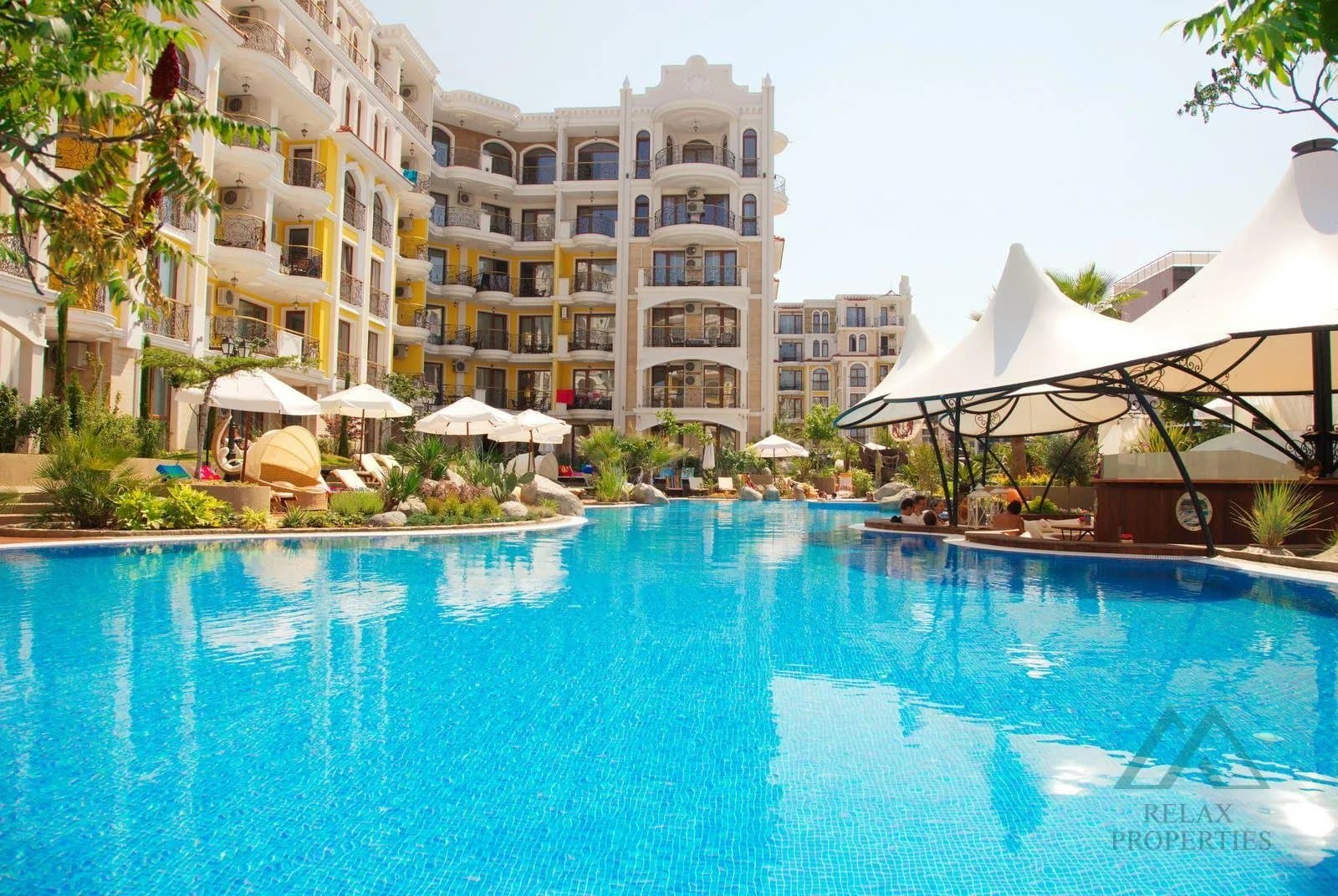 apartmán se 2 ložnicemi v luxusním komplexu Harmony Suites Monte Carlo, 400 m od pláže, Slunečné pobřeží, Bulharsko - foto 15