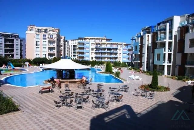 Prostorné studio s balkonem jen 300 m od pláže - Sun City 1, Slunečné pobřeží - foto 22