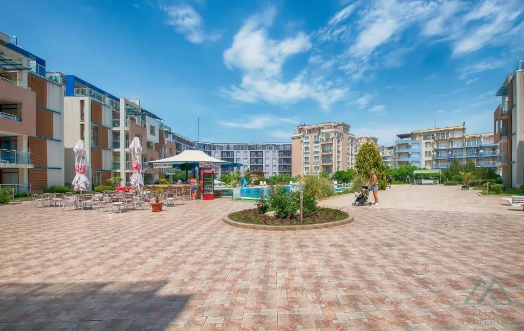 Prostorné studio s balkonem jen 300 m od pláže - Sun City 1, Slunečné pobřeží - foto 24