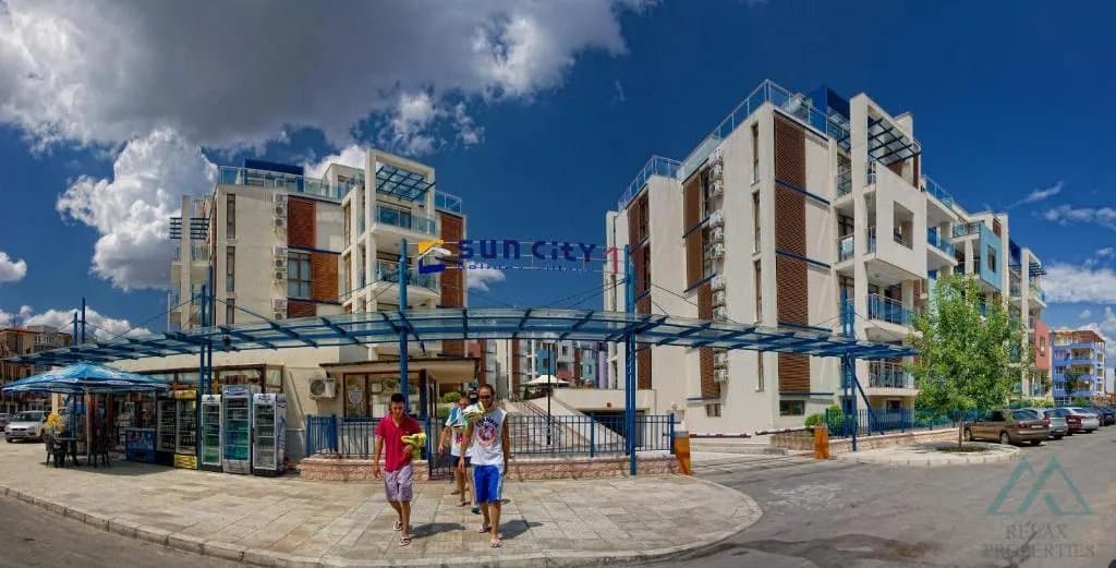 Prostorné studio s balkonem jen 300 m od pláže - Sun City 1, Slunečné pobřeží - foto 25