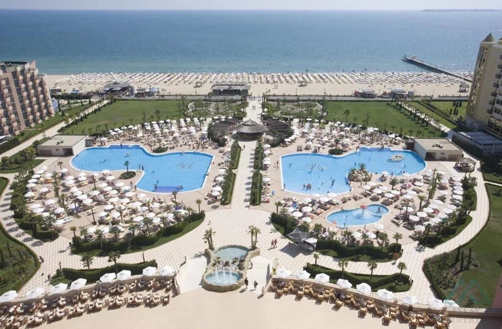 Luxusní apartmán se 2 ložnicemi a výhledem na moře, první řada, DIT Majestic Beach Resort, Slunečné pobřeží - foto 19
