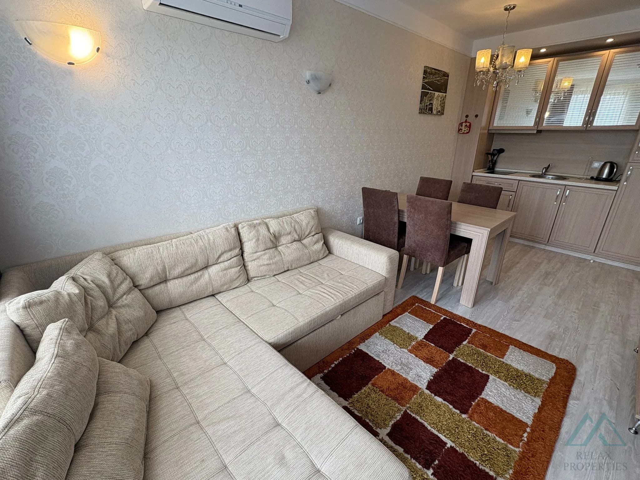 Novostavba! 2 pokojový apartmán 48 m² v Harmony Suites 11, Grand Resort, 600 m od pláže, Slunečné pobřeží - foto 8