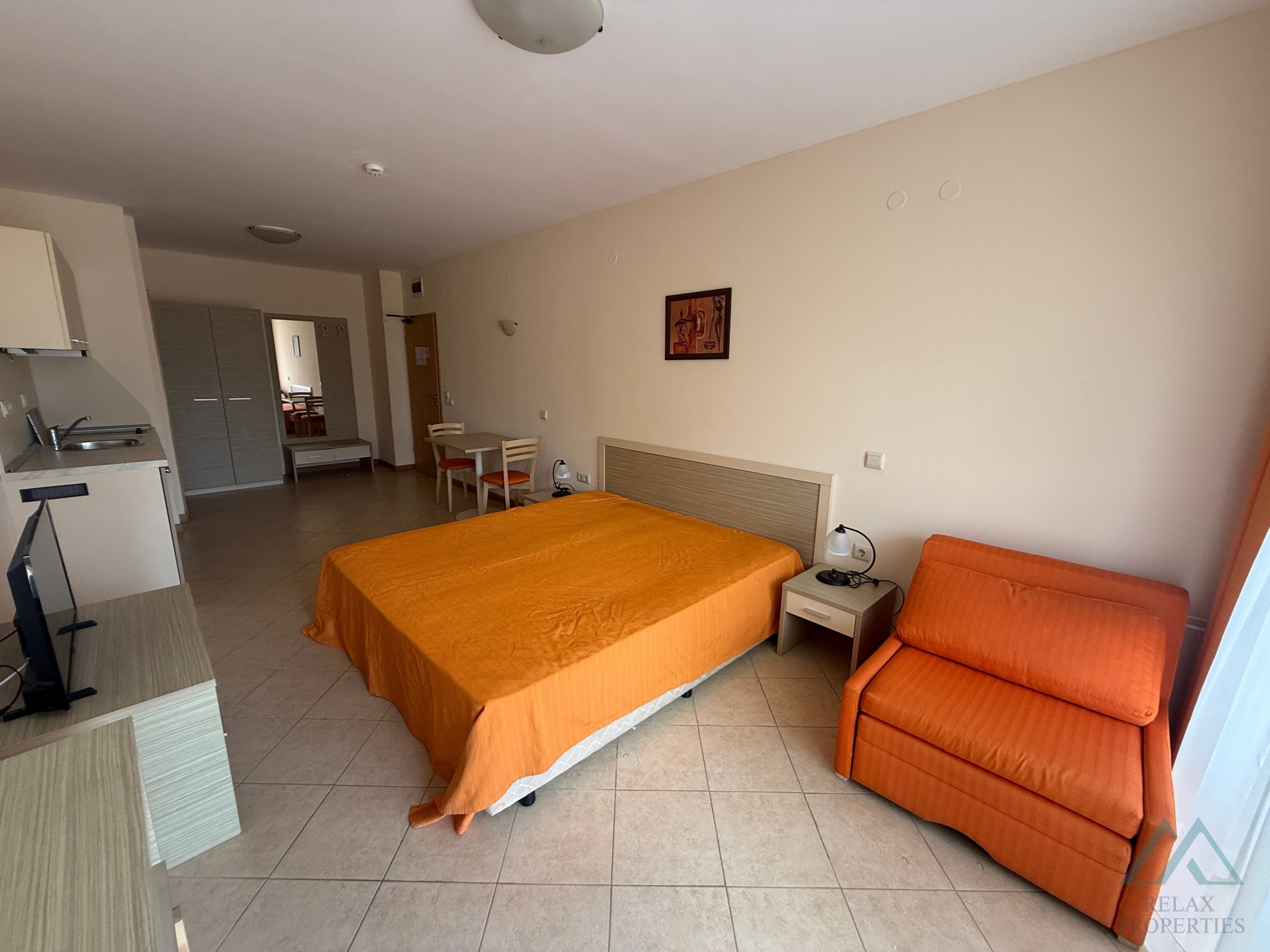 Skvělá cena! Apartmán v Royal Sun, 300 m od moře, Slunečné pobřeží - 5