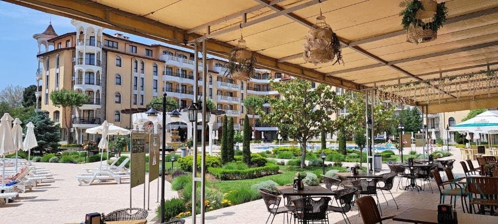 Skvělá cena! Apartmán v Royal Sun, 300 m od moře, Slunečné pobřeží - foto 10