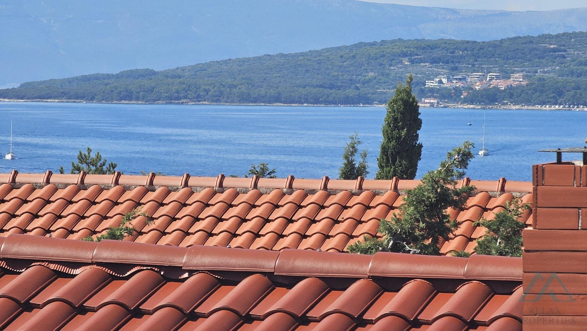 Apartmán s výhledem na moře, 500 m od moře, Punat, ostrov Krk - 1