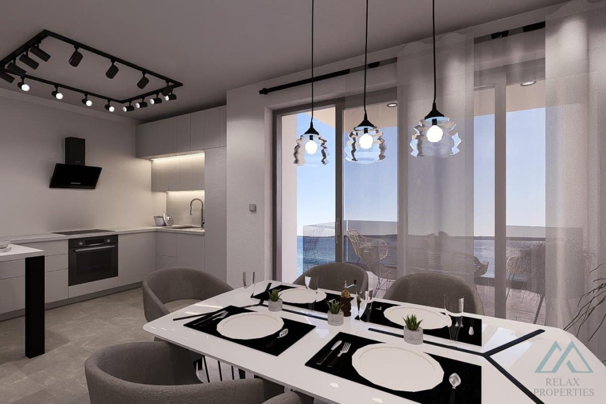 Moderní apartmán 2+kk s výhledem na moře - 1. linie, ostrov Pag, Chorvatsko - 3