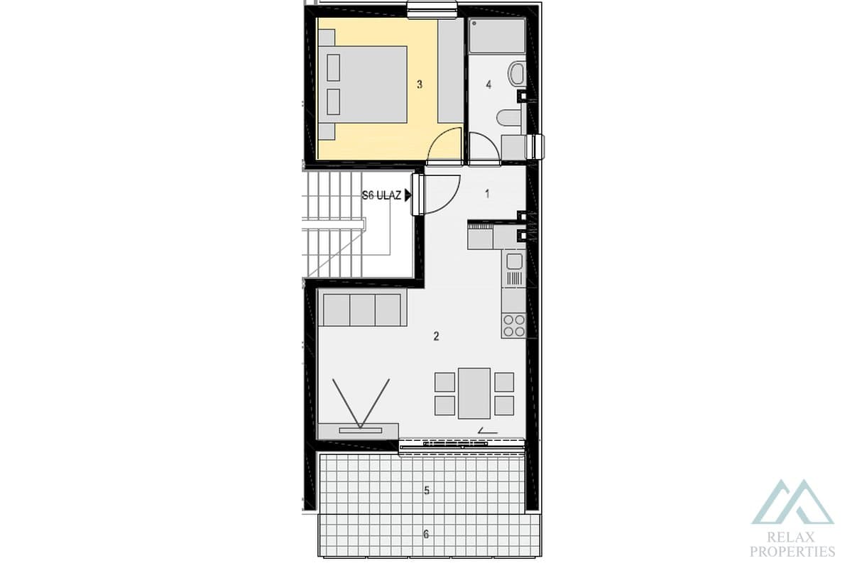 Moderní apartmán se 2 ložnicemi a výhledem na moře - novostavba, 1. linie, ostrov Pag, Chorvatsko - foto 7