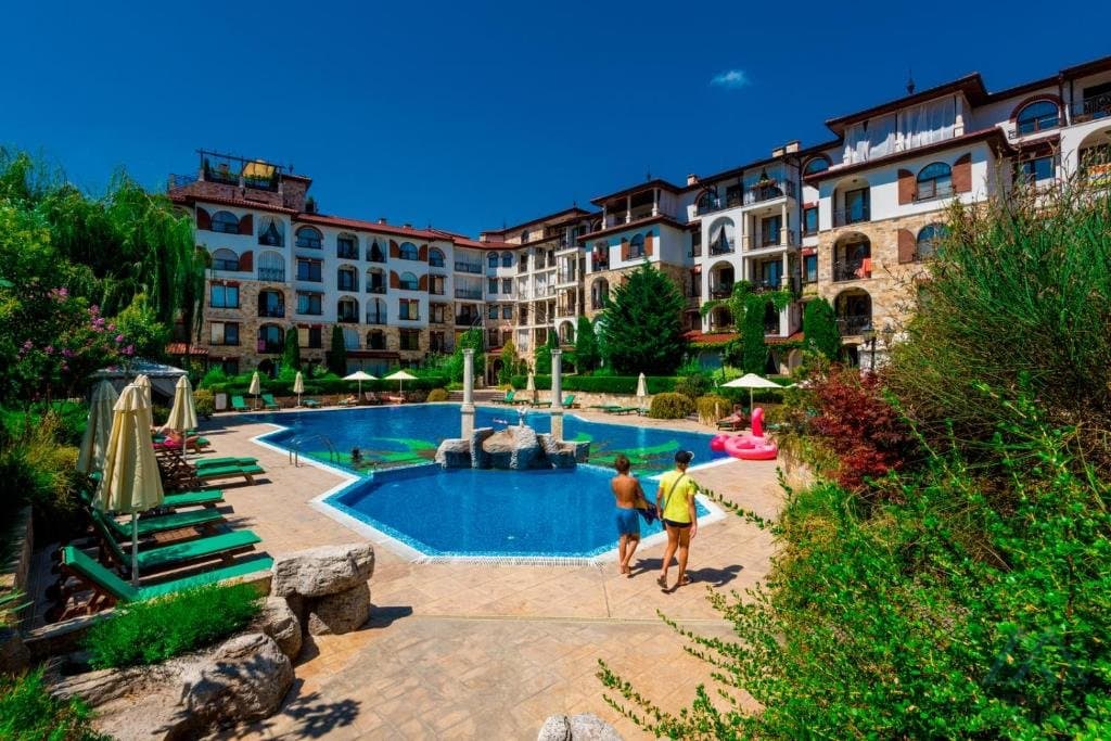 Luxusní studio 62 m² - Poseidon VIP Residence, Nesebar, Bulharsko, 350 m od moře - 2