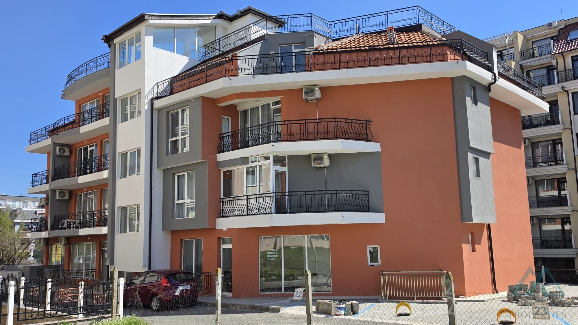 Nově postavený apartmán 2+kk, 70 m² s terasou, Villa Venezia, Sveti Vlas, 450 m od pláže - foto 14