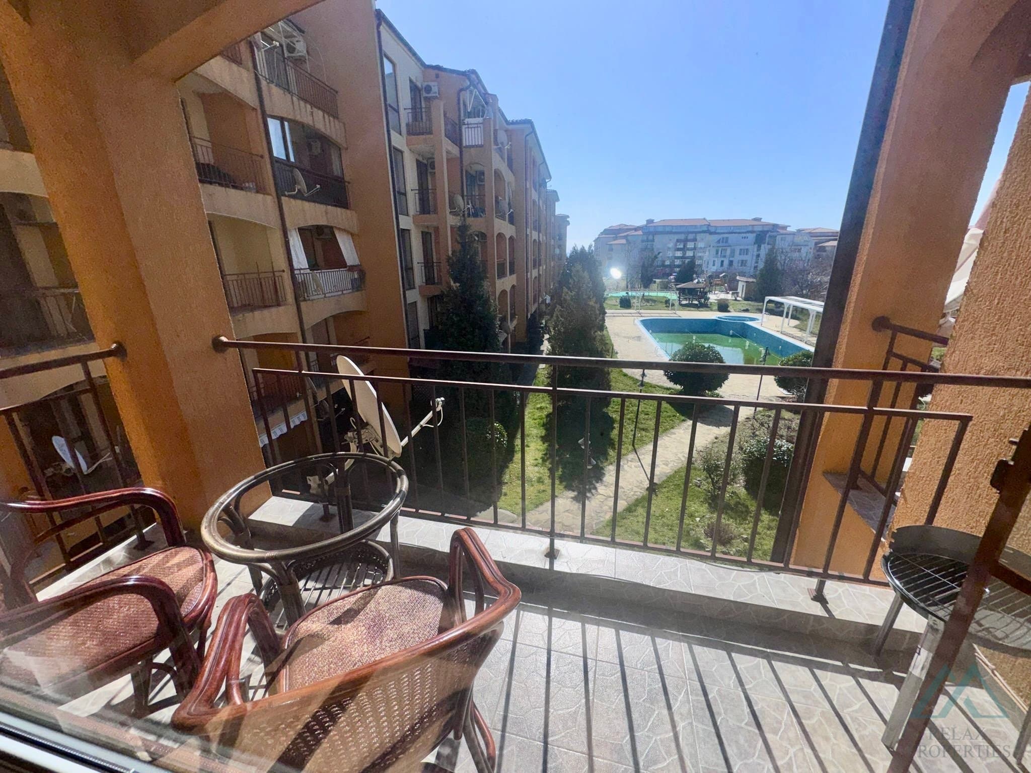 Apartmán 2+kk a výhledem na bazén - Chateau Aheloy 1, Aheloy, 500 m od pláže - foto 18