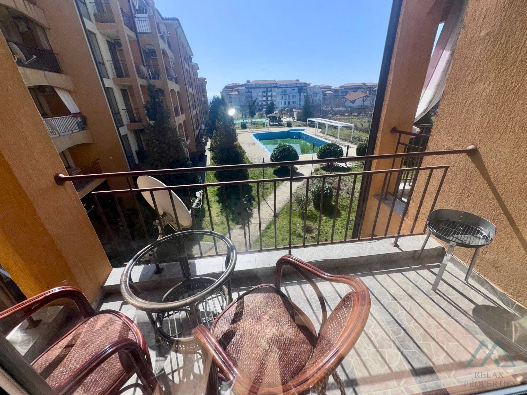 Apartmán 2+kk a výhledem na bazén - Chateau Aheloy 1, Aheloy, 500 m od pláže - foto 19