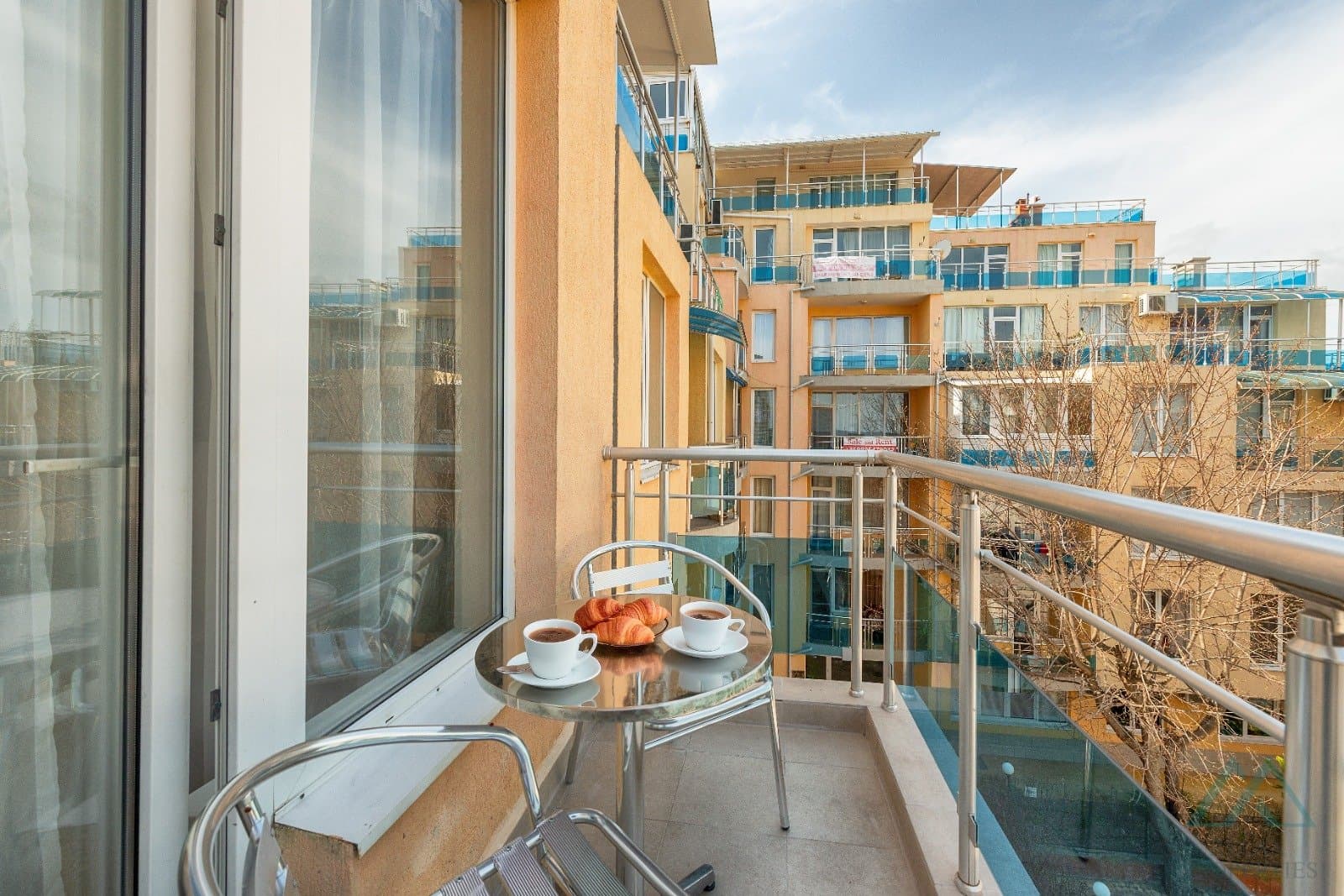 Studio v první linii u moře s výhledem na bazén - Oasis, Ravda, Bulharsko, jen 20 m od pláže - foto 10