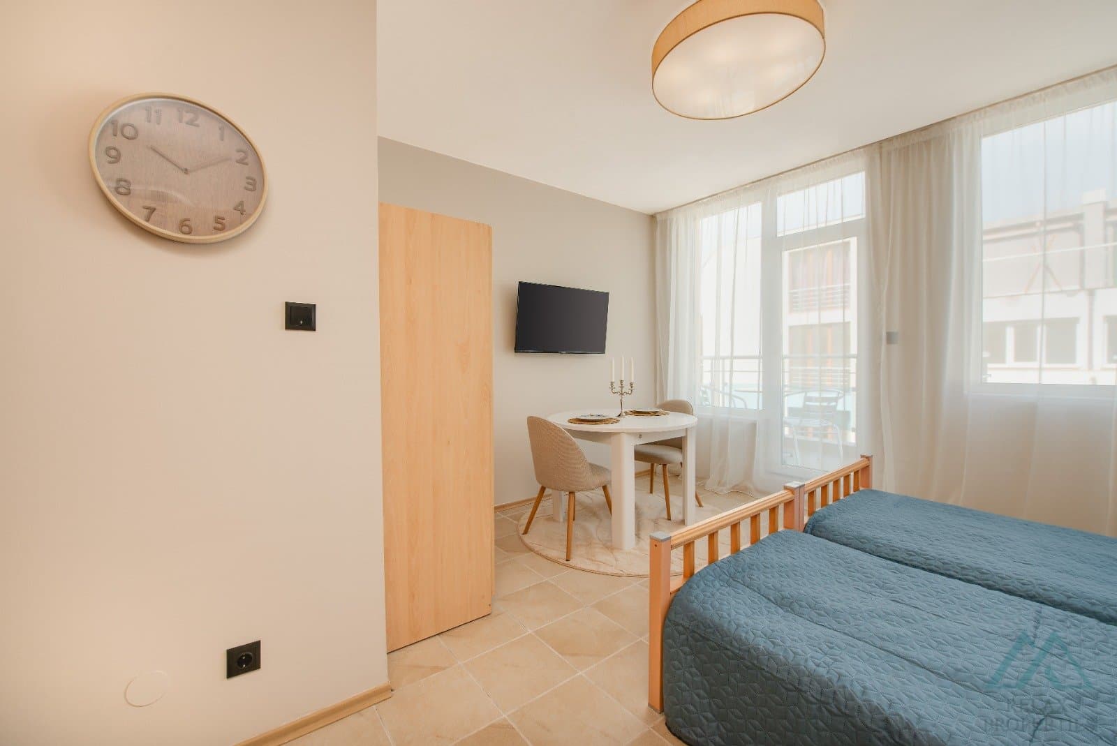 Studio v první linii u moře s výhledem na bazén - Oasis, Ravda, Bulharsko, jen 20 m od pláže - foto 7