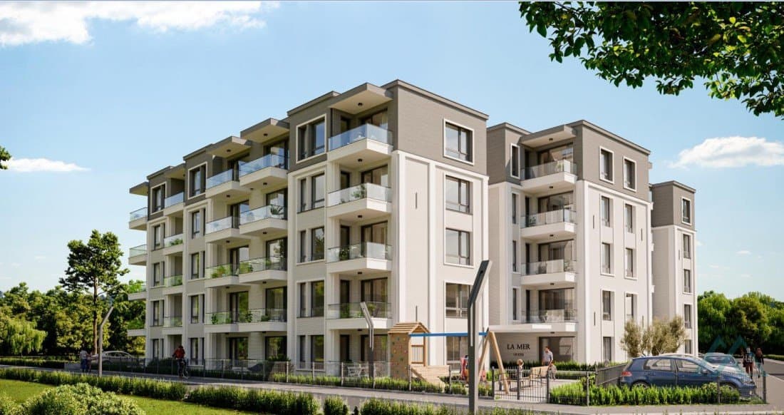 Nová budova na splátky! 2+kk apartmán, komplex La Mer House, Ravda - 4