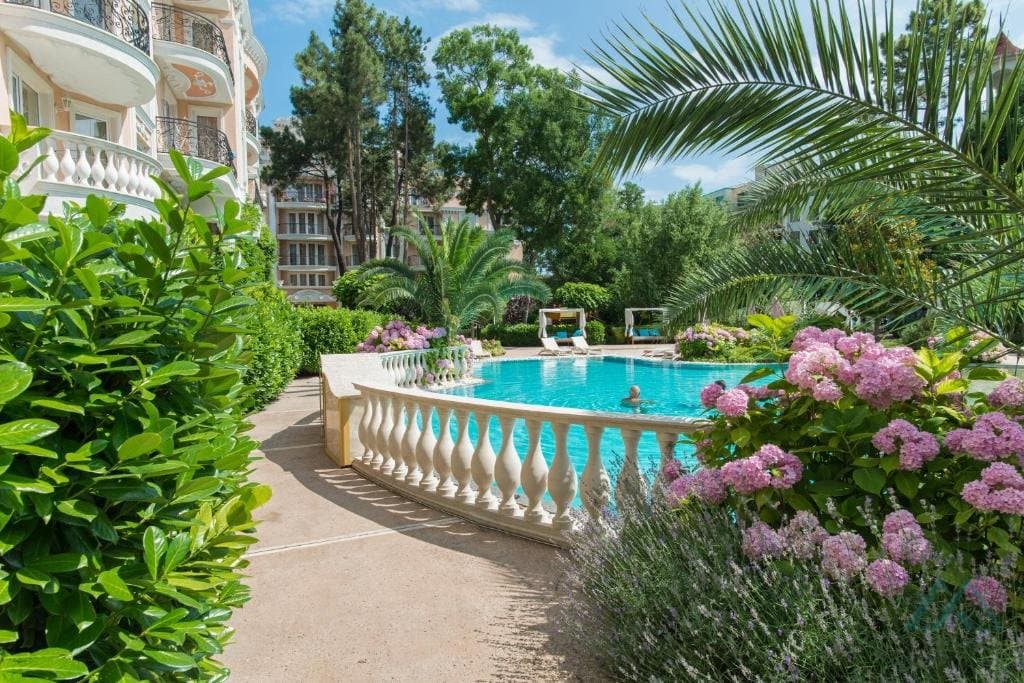 Luxusní apartmán 2+kk s garážovým stáním, Venera Palace, 350 m od moře, Slunečné pobřeží - foto 14