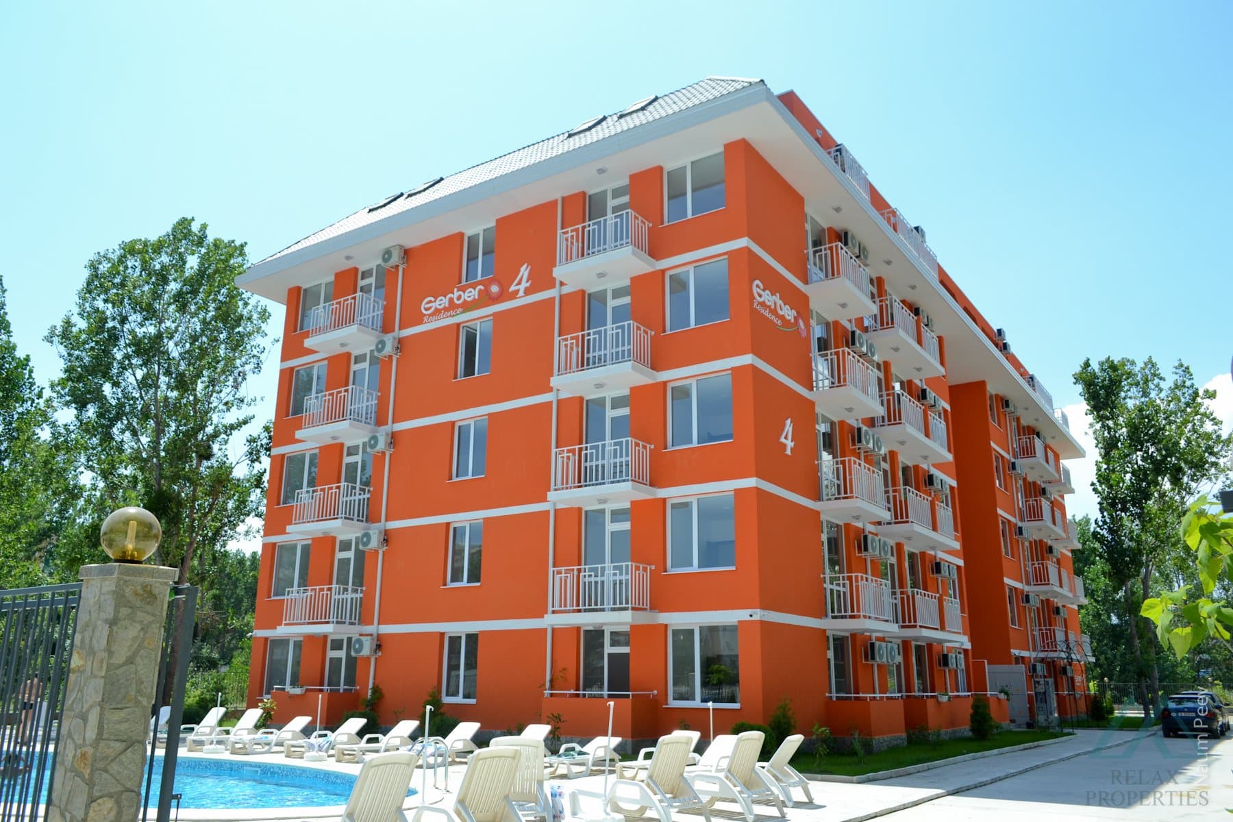 Studio v komplexu Gerber 4, 400 m od moře, Slunečné pobřeží - 1