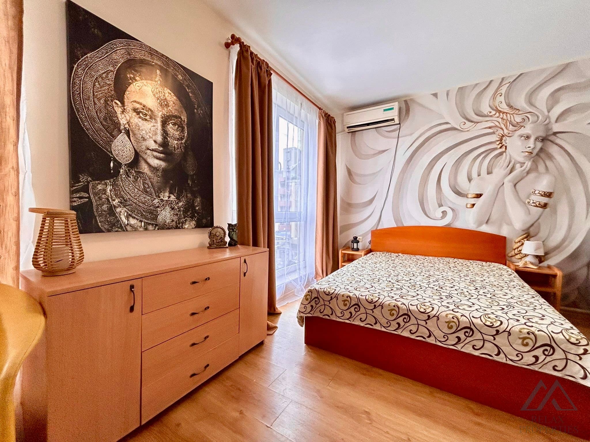 Prostorné studio 50 m², komplex Flores Park, jen 300 m od pláže, Slunečné pobřeží - foto 11