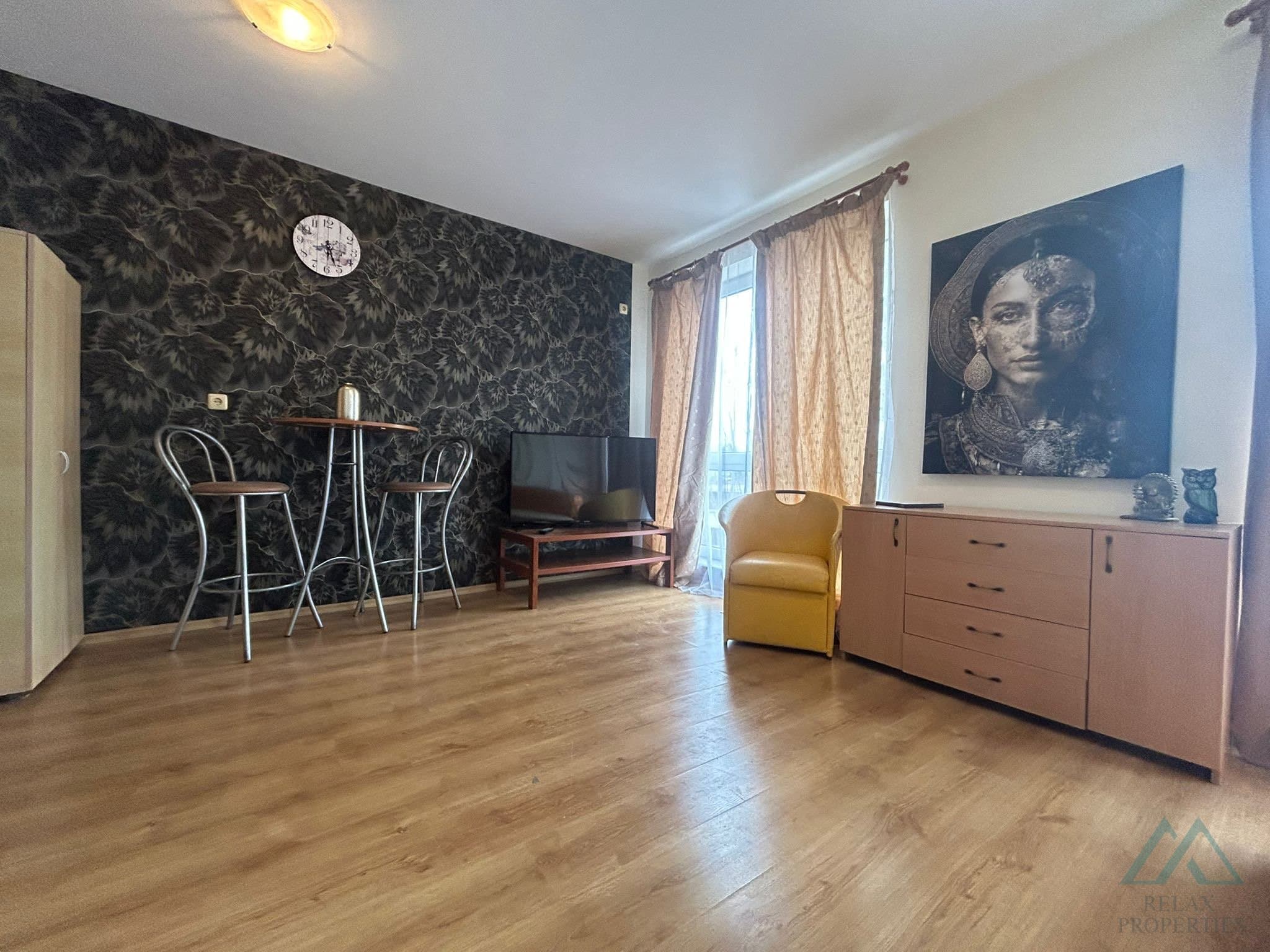 Prostorné studio 50 m², komplex Flores Park, jen 300 m od pláže, Slunečné pobřeží - foto 6