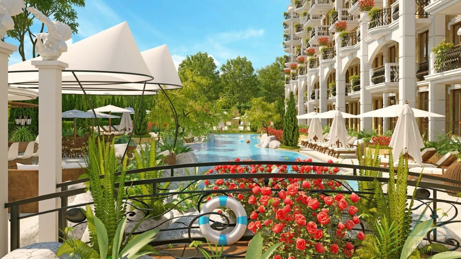 Luxusní apartmán 2+kk u bazénu v Harmony Suites 11, Slunečné pobřeží - 1