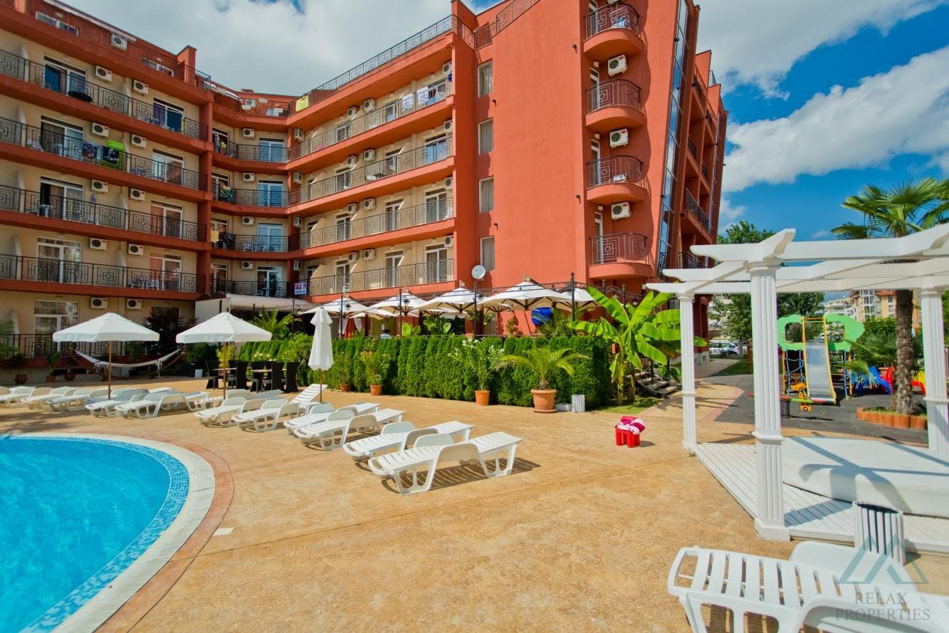 Skvělá cena! Apartmán v komplexu Aphrodite 2, 400 m od pláže, Slunečné pobřeží - 1