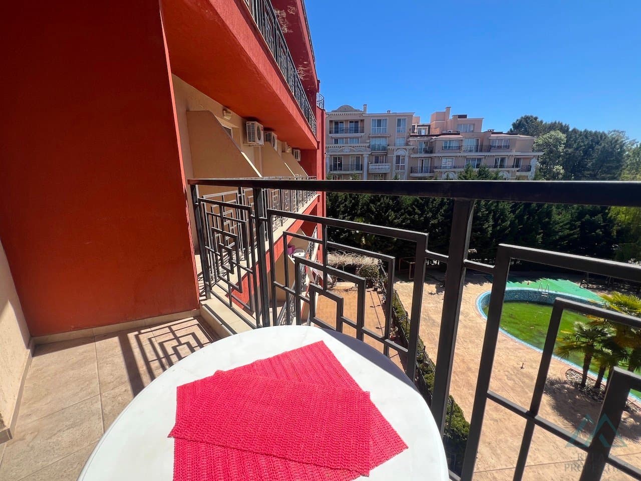 Skvělá cena! Apartmán v komplexu Aphrodite 2, 400 m od pláže, Slunečné pobřeží - foto 8