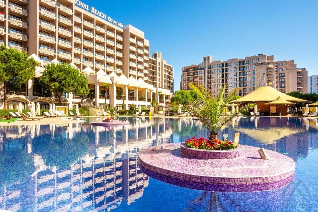 Luxusní apartmán 3+kk, terasou a bočním výhledem na moře, Barcelo Royal Beach, Slunečné pobřeží - foto 18