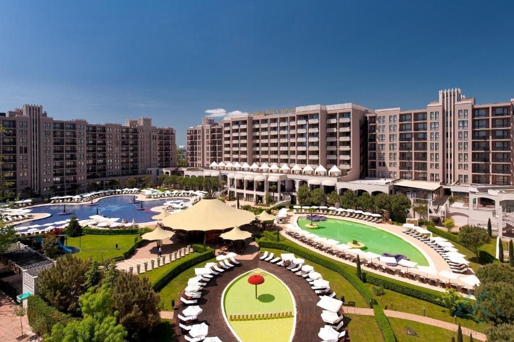 Luxusní apartmán 3+kk, terasou a bočním výhledem na moře, Barcelo Royal Beach, Slunečné pobřeží - foto 39