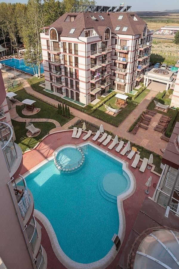 Skvělá cena! Apartmán s výhledem na bazén v Tarsis Club & SPA, Slunečné pobřeží - foto 13
