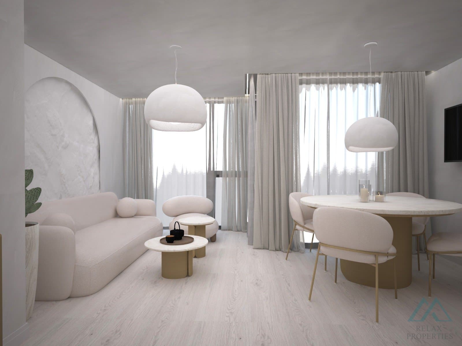 Na splátky! Nové apartmány v luxusním projektu J'Adore Blanc, 400 m od moře, Slunečné pobřeží - foto 9