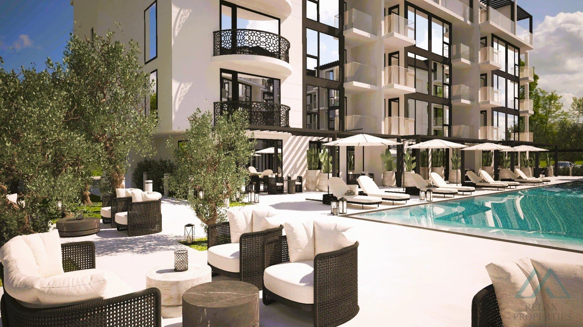 Na splátky! Nové apartmány v luxusním projektu J'Adore Blanc, 400 m od moře, Slunečné pobřeží - foto 16