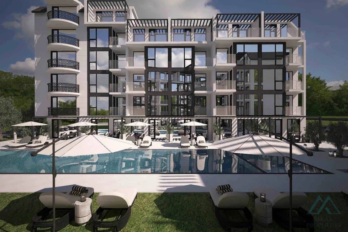 Na splátky! Nové apartmány v luxusním projektu J'Adore Blanc, 400 m od moře, Slunečné pobřeží - foto 17