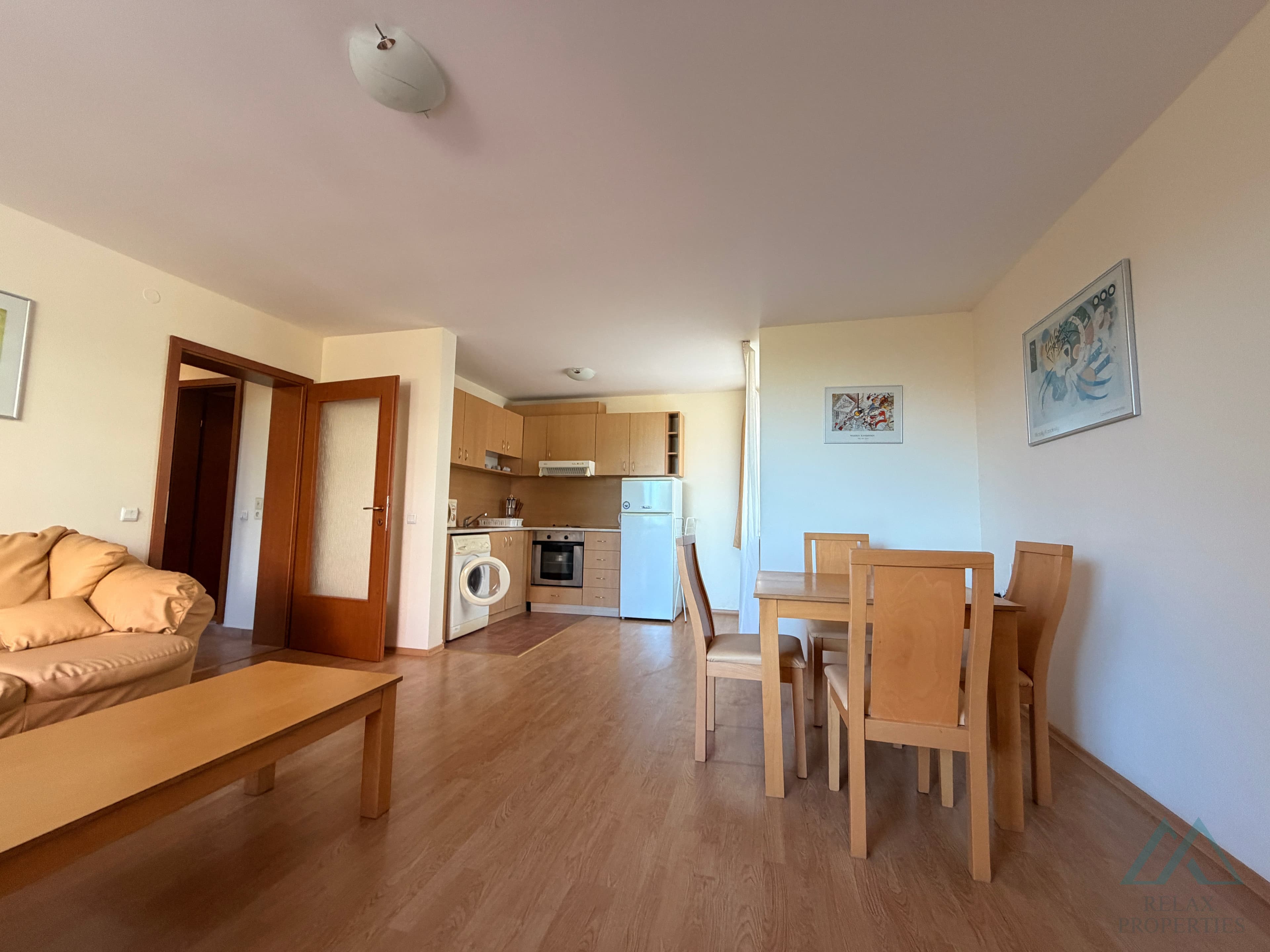 2+kk apartmán s nádherným výhledem na moře v komplexu Marina View Fort, 50 m od moře, Sveti Vlas, Bulharsko - foto 6