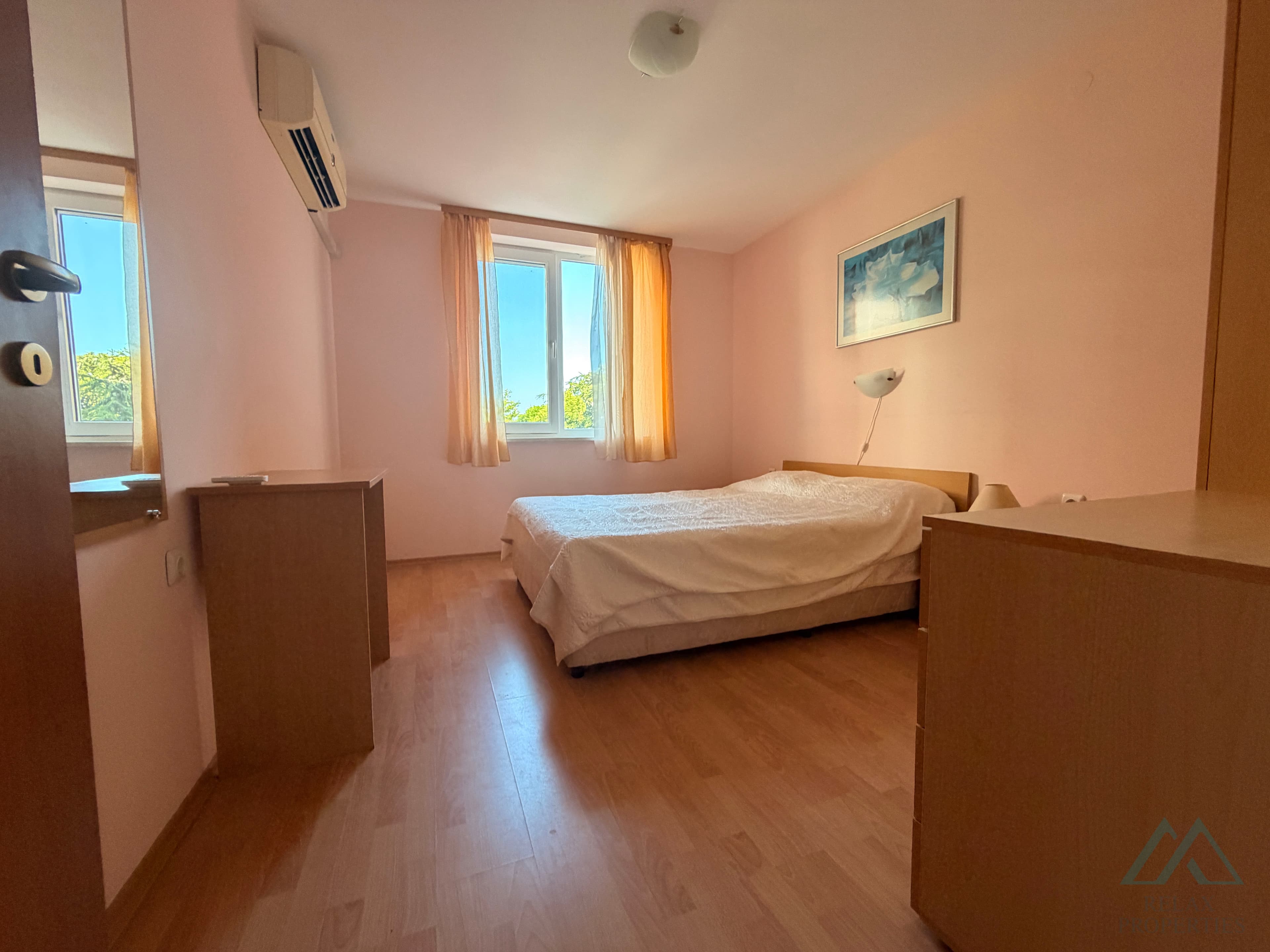 2+kk apartmán s nádherným výhledem na moře v komplexu Marina View Fort, 50 m od moře, Sveti Vlas, Bulharsko - foto 7