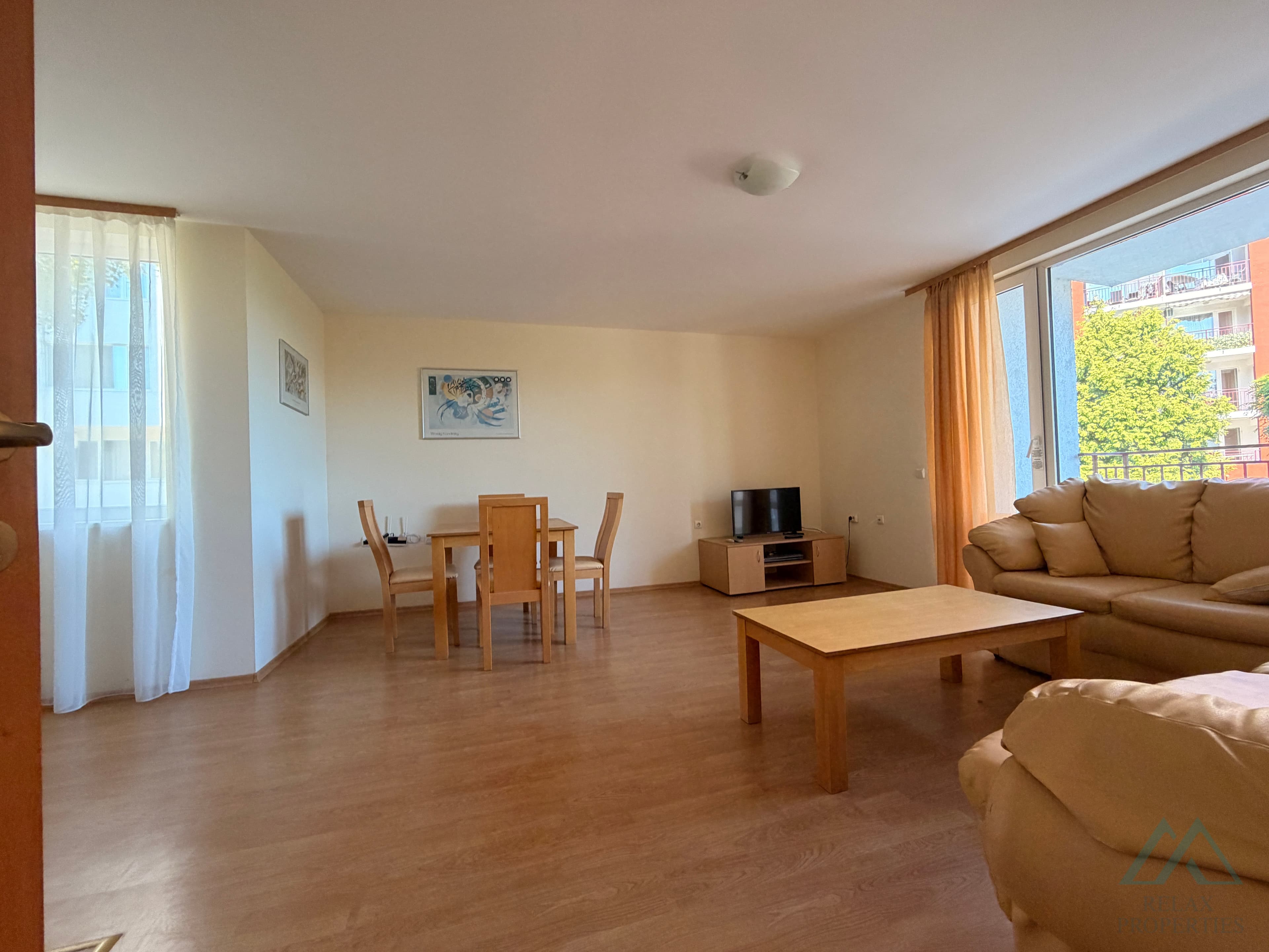 2+kk apartmán s nádherným výhledem na moře v komplexu Marina View Fort, 50 m od moře, Sveti Vlas, Bulharsko - foto 8
