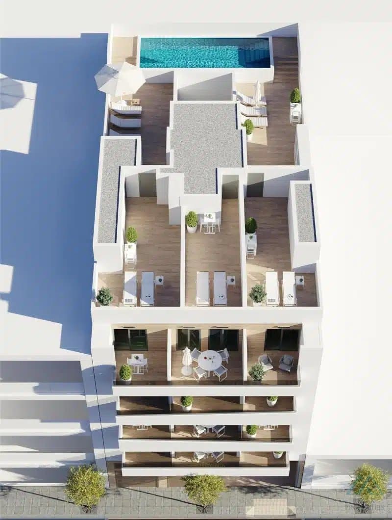 Moderní nově postavený apartmán v samém srdci Torrevieje – pouhých 600 metrů od pláže Playa del Cura - foto 8