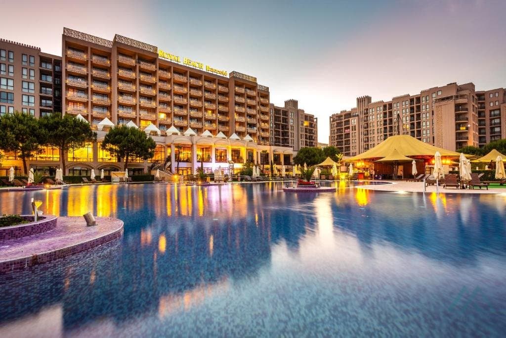 Luxusní apartmán 3+kk, terasou a bočním výhledem na moře, Barcelo Royal Beach, Slunečné pobřeží - 1