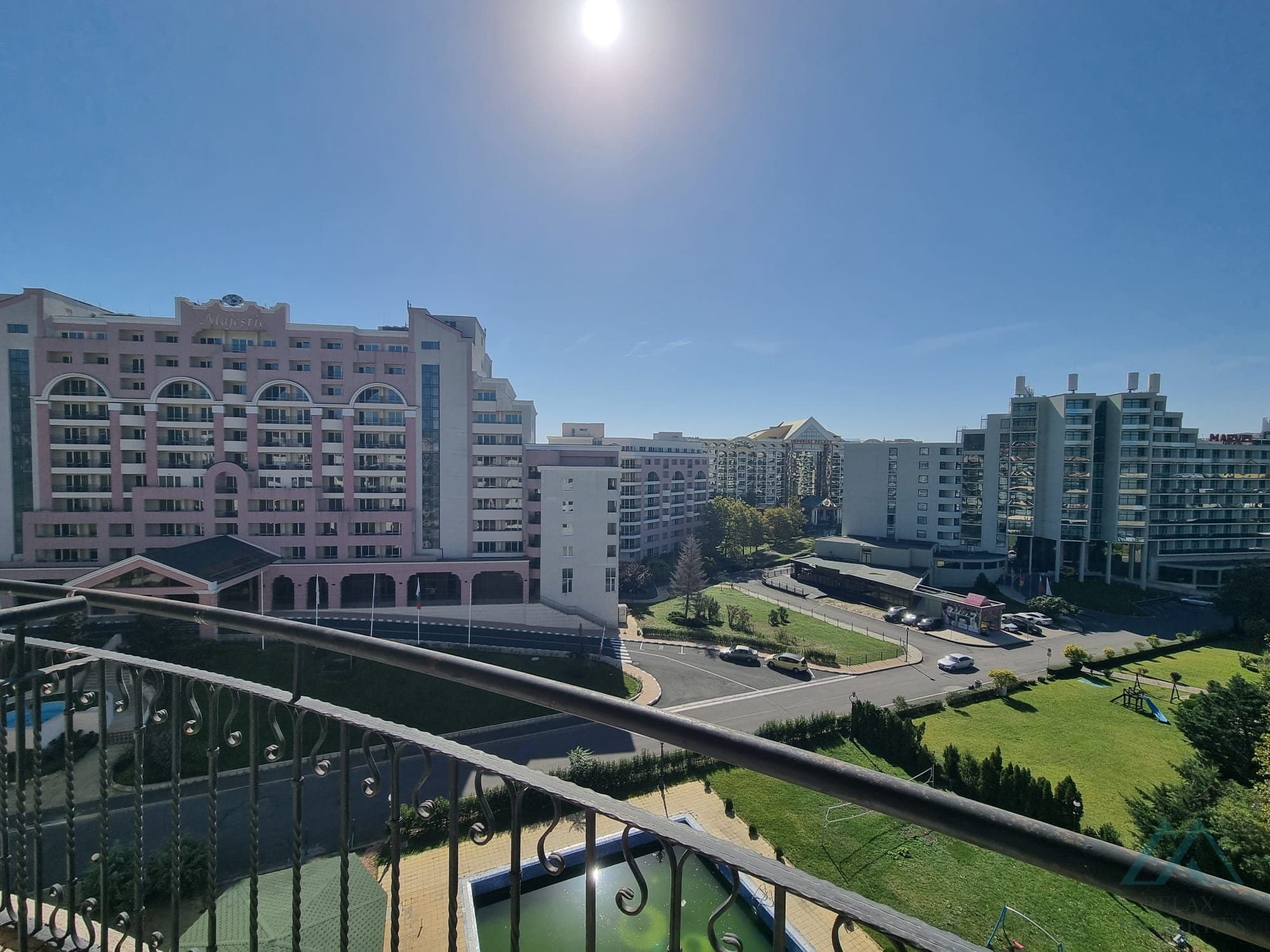 apartmán 2+kk s výhledem na bazén, 200 m od pláže - Poseidon, Slunečné pobřeží - 4