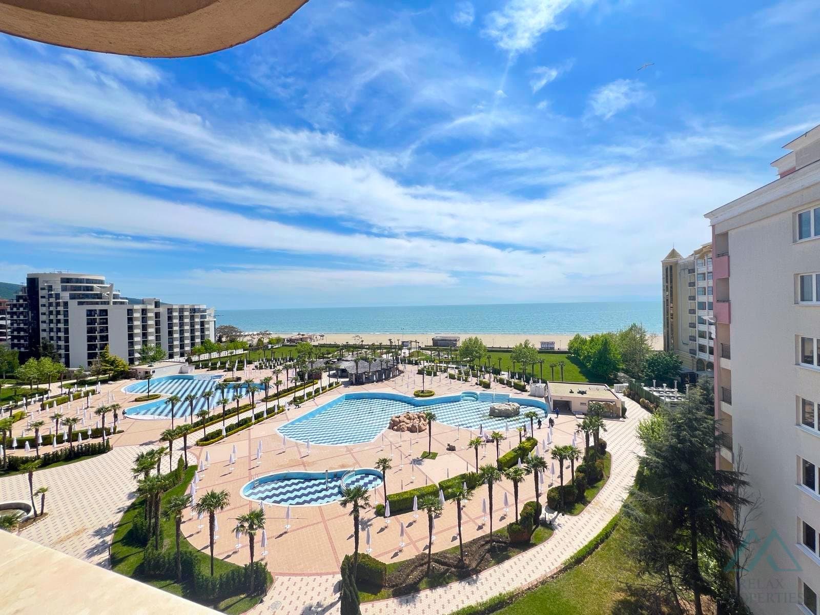 2+kk apartmán s výhledem na moře, přímo v první linii u moře, 4* DIT Majestic Beach Resort, Slunečné pobřeží - 3